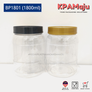 Balang BP1801 (1800ml) - Balang Kuih Raya, Muruku, Keropok, Plastic Balang, Homemade Product