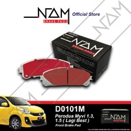NAM Front Brake Pad - Perodua Myvi 1.3/1.5 - D0101M (1set)