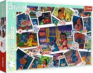 Trefl 10882 Stitch Lilo & Stitch, Sweet Memories, 1000-Piece Puzzle with Fairy Tale Figures, Creativ