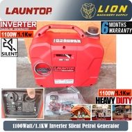 LAUNTOP 1200Watt Inverter Silent Compact Petrol Generator LT1250IS - Heavy Duty & Low Noise - 6 Mont