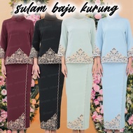 Baju Kurung Sulam Kebaya Baju Raya2023 NIKAHTunang Baju Kurung Moden Nikah Tunang Bridesmaid Murah Cantik Nikah