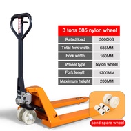 DEKES Hydraulic Pallet Truck 3T  STANDARD WIDE Full Rollers Nylon Wheels Pallet Lifter Pallet Jack P