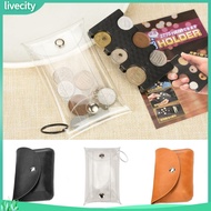 livecity|  Compact Coin Manager Compact Coin Purse Wallet Organizer for Travel Home Portable Coin Holder Sorter Set