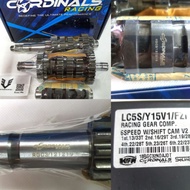 LC5S/Y15ZR/FZ150I 6Speed Racing Gear Box Comp With Shift Cam (Cardinals Racing)