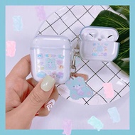 PO: Cute Korean Pastel Aesthetic Blue Bear AirPod &amp; AirPod Pro Casing