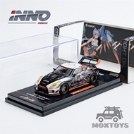 INNO 1:64 GT-R R35 WIDEBODY AORUS X INNO64 Limited Edition Diecast Model Car
