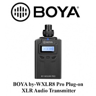 BOYA by-WXLR8 Pro Plug-on XLR Audio Transmitter with LCD Display for by-WM8 Pro Wireless Lavalier Microphone System