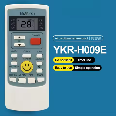 Air Conditioning Remote Control Suitable for AUX/Whirlpool YKR-H/008 H/009 H/012 H/009E A/C Conditio