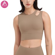 Yoga Sports Bra Wide Band Designed Strap Good Support Running Fitness