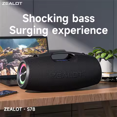 Zealot-S78 120W Bluetooth Speaker Output Power Bluetooth Speaker with Excellent Bass Performance HiF