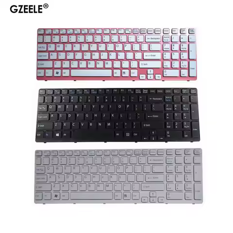 US/RU/UK New for SONY VAIO SVE 15 series SVE15111 SVE1511 SVE15 SVE15113 laptop Black Keyboard US ve