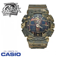 นาฬิกา casio g-shock แท้ นาฬิกา ชาย รุ่นGA-100CM-5A casio watch นาฬิกา นาฬิกาข้อมือผู้ชาย ของแท้100% นาฬิกากันน้ำ100% สายเรซิ่นกันกระแทก  รับประกัน 1