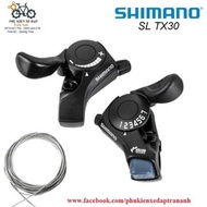 Shimano SL TX30 bicycle swingarm with handlebars