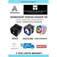 THERMALRIGHT Peerless Assassin 120 SE ARGB CPU Tower Cooler - Black/White PA120 SE PA120 SE ARGB #3Y