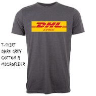 DHL EXPRESS T-SHIRT DARK GREY COTTON AND MICROFIBER