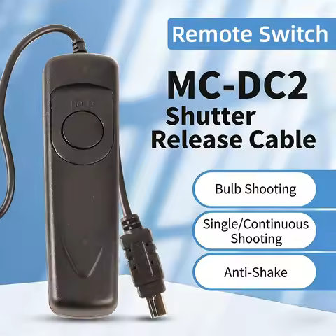 MC-DC2 Remote Shutter Release Control Cable for Nikon Z7II Z6III Z6II Z7 Z6 Z5 Df  D750 D780 D600 D6
