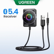 Ugreen Bluetooth 5.4 HiFi Dual Connection Noise Reduction Car Receiver with Mic for iPhone 12/13/14/