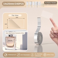 NIIMBOT D11/D110/D101 Transparent Sticker PaperWaterproof And Oil Proof Household Storage