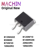 5pcs STB13NK60Z STB5NB80 STB75NF20 STB18N60M2 STB120NF10 STB14NM50N STB20N65M5 STB18N65M5 TO263 Fiel