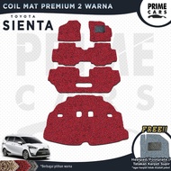 Sienta Premium SIENTA Coil Mat Car Carpet Full set - 2-color Vermicelli Noodles - Toyota Precision T