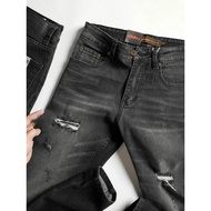Superdry Jeans Standard slimfit form slimfit Straight Tube Hugging Thick Genuine Fabric Legs With Elastic Export Standard Goods--
