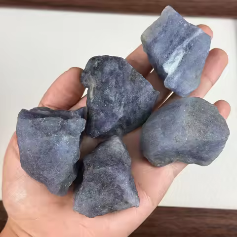 Natural Dark Blue Iolite Rough, Raw Iolite Crystal, Natural Crystal Home Decorative Stones, Fillers