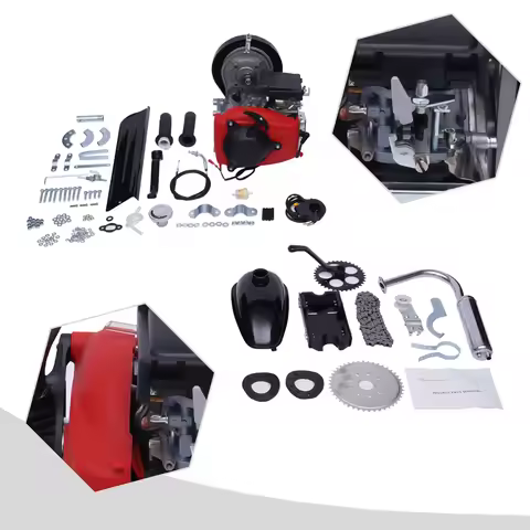 Gasoline Engine 4-Stroke 49CC Belt-Type Gasoline Engine Motor Kit 49cc four-stroke engine with belt 