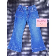 From ukay bale maong pants for girl kids 5-6 years old kinder bench