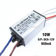 【Worth-Buy】 5pcs/lot High Quality Led Driver Dc6-12v 10w 900ma 2-3x3 Led Power Supply Waterproof Ip67 Floodlight Constant Current Driver