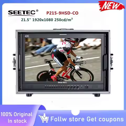 SEETEC P215-9HSD-CO 21.5 Inch 3G SDI 4K HDMI Broadcast Carry on Director Monitor with Full HD 1920x1