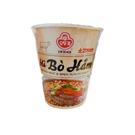 Instant Cup Noodles - OTTOGI Spicy Stewed Beef Cup Noodles 62g, Otoki Kimchi Cup Noodles