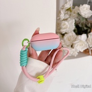 Trendy Creative Gradient Hard Case Beats Solo Buds Headphone Cover