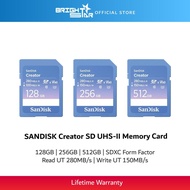 SANDISK Creator SD UHS-II Memory Card - 128GB/256GB/512GB