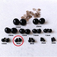 9mm - Black Safety eyes / Doll eyes