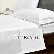 600TC Flat Fitted set. 1 Flat Sheet, 1 Fitted Sheet, Pillow Cover. Hotel Egyptian Cotton