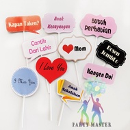 PartyMaster Decoration Accessories Booth Props Mom To Be Bridal Shower/s Birthday/s