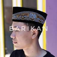 National Songkok with AYDIN Batik Motif - Nice Velvet
