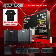 MATA DOUBLE MINI Projector PRO7 MP.2FX Super LED Blue Lens 2x 50W-80W MP2FX/ MP 2FX/ MINI PROJECTOR 
