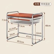 微波爐置物架 廚房多功能臺面電飯煲鍋架子 雙層收納烤箱 支架 免安裝（平行進口）（快遞送貨上門）