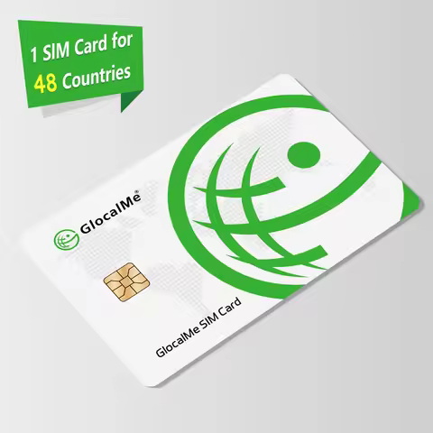 Glocalme Prepaid 7GB/10 days Global sim card data sim card OTA sim recharge Coverage in 52+ Countrie