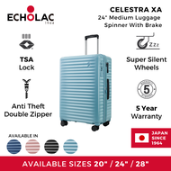 Echolac Celestra XA 24" Medium Luggage Expandable Spinner With Brake
