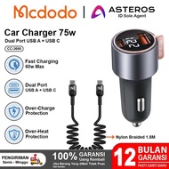 Mcdodo Car Charger Type C To Type C Fast Charging 45W 95W-100W Max