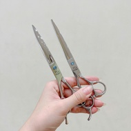 Bộ 2 kéo KIMI tay trái 7.0inch thép Nhật chuyên dụng grooming cắt tỉa lông cho thú cưng