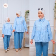 KATUN CODE I Soulleha Sora Children's Couple Mom & Kid Pants Set Premium Cotton 1-11 Years Clothes L