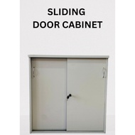 Low Sliding Door Cabinet | Rak Buku | Rak Pejabat | Rak Simpanan | Almari Pejabat | Almari Rendah Terbuka