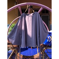 PRELOVED BLOUSE LONG TOP HIJAB FRIENDLY TOP GREY GREY WOMEN'S TOP GREY TOP GREY BLOUSE GREY SHIRT GR