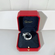 Cartier卡地亚 白金猎豹戒指