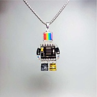 lego keychain keychain hook Moot original cyberpunk minifigure boy necklace pendant LEGO Fall/Winter