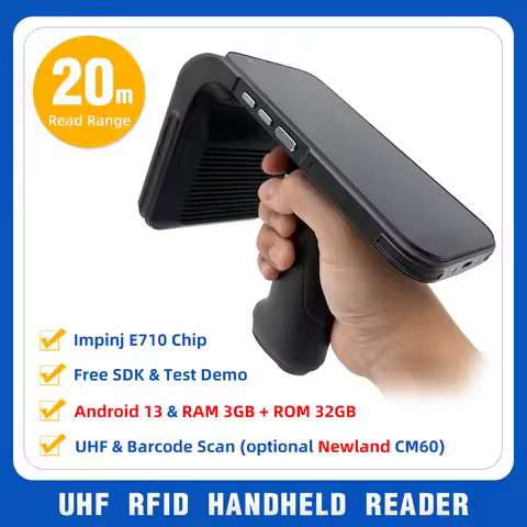 Chainway C5 RFID UHF Handheld Reader PDA with E710 Chip 2D Scan NFC Android 13 Handheld Data Termina