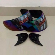 Kaca helm -visor helm -bmc blade 200 kawasaki ninja 250fi honda trx